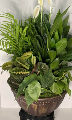 14" Ceramic planter garden
