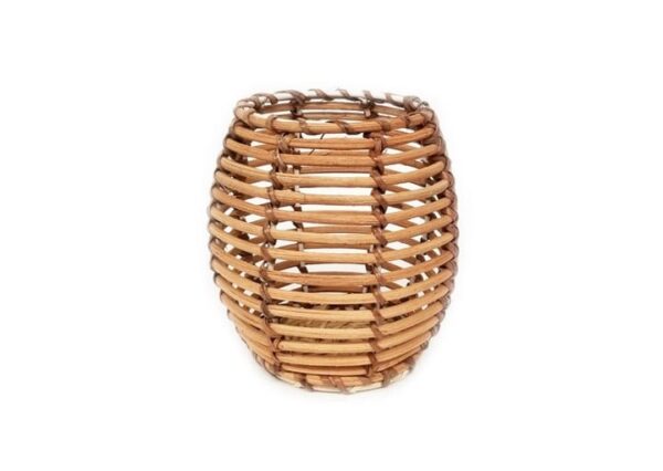 5" Rattan Lantern Natural