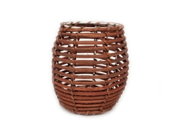 5" Rattan Lantern Stained