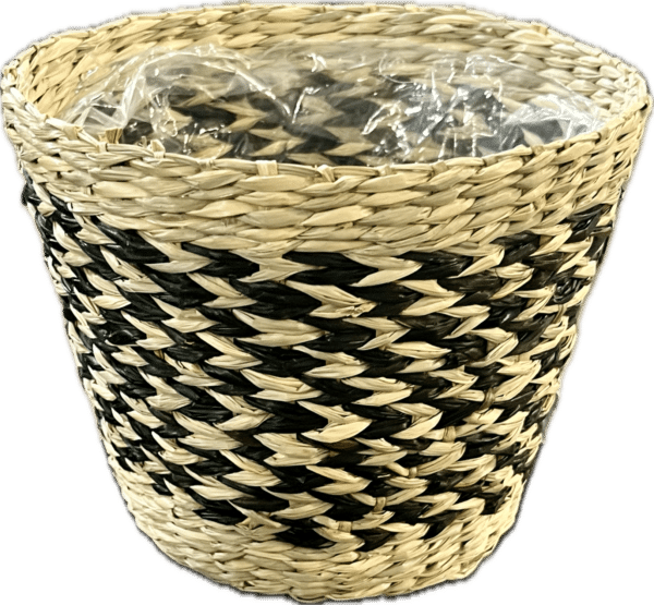 6" Basket Seagrass Pot Cover